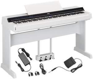 Pianino cyfrowe YAMAHA P-S500 WH + NOGI + MODUŁ