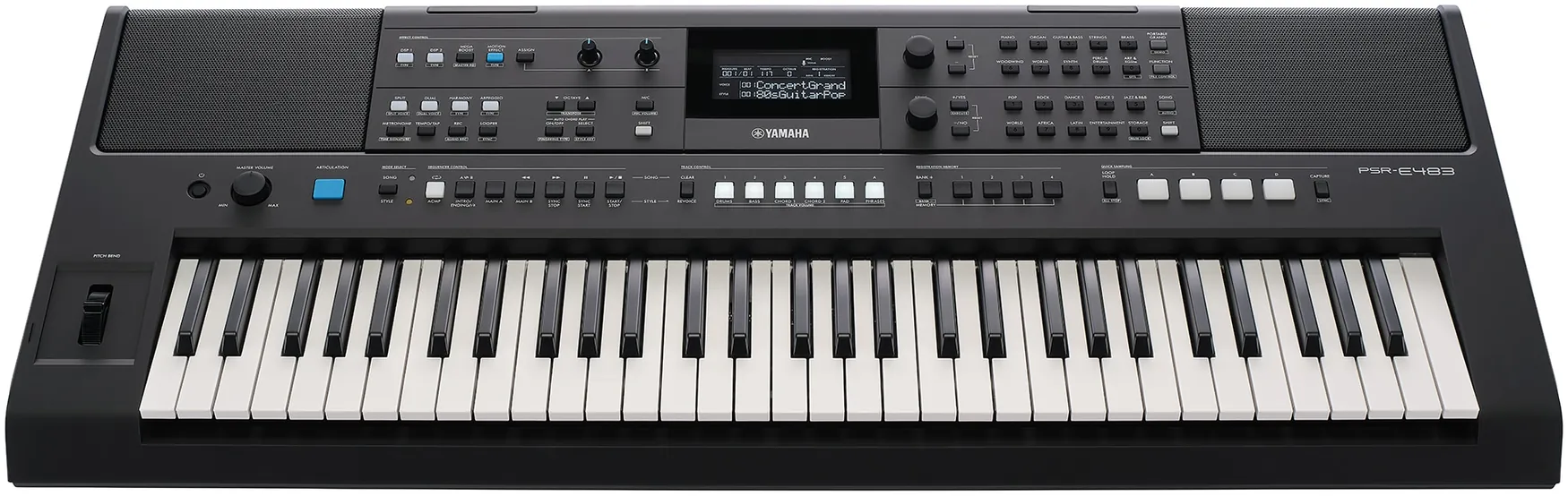 Keyboard YAMAHA PSR-E483 - miniatura
