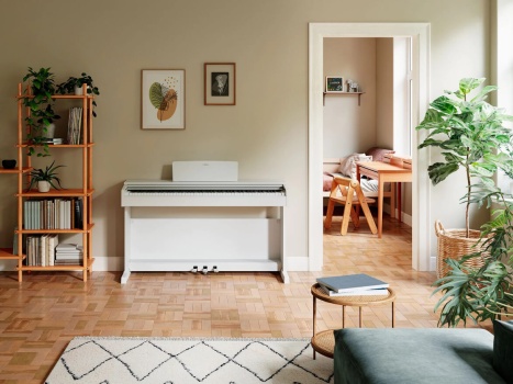 Pianino cyfrowe YAMAHA ARIUS YDP-145 WH - miniatura