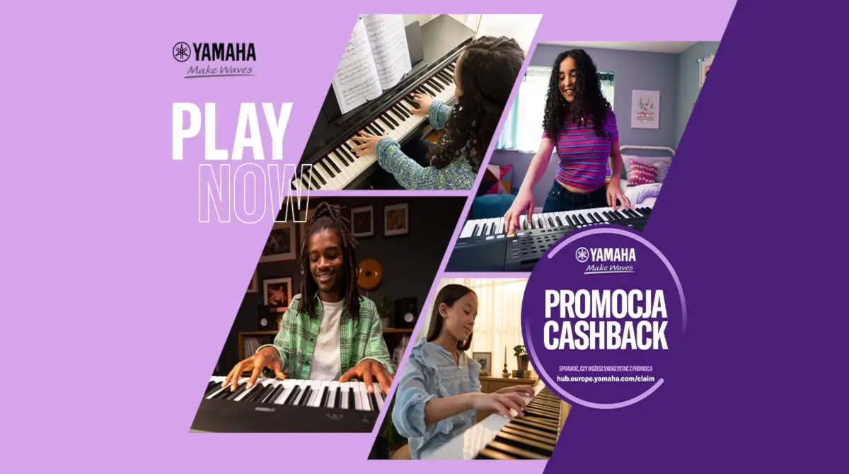 Yamaha Cashback 2026 w Sklepie Muzycznym MusicAudio